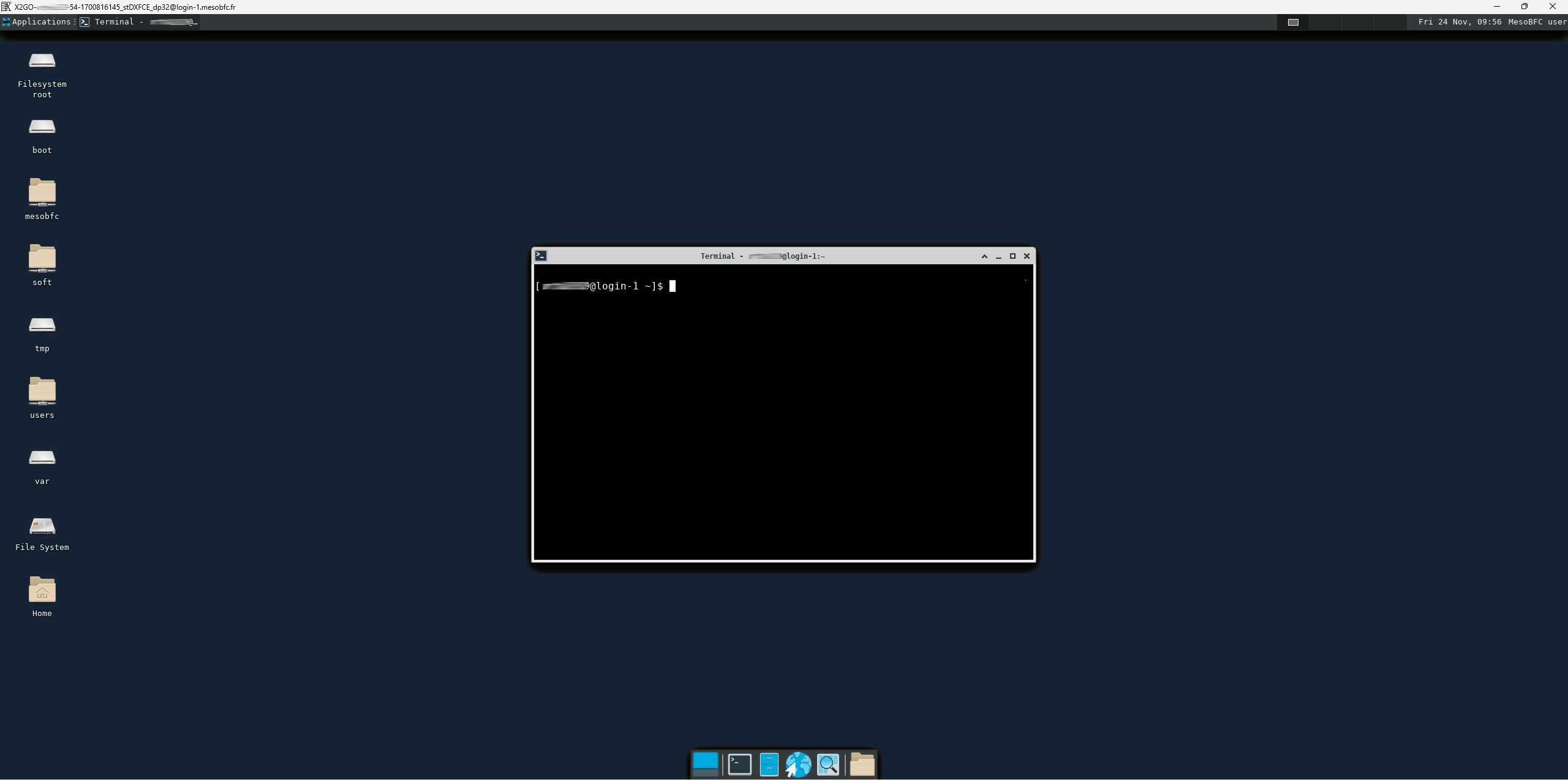 X2GO XFCE session